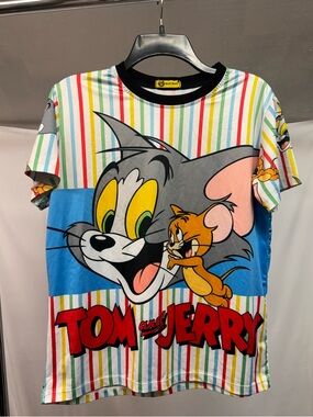 Tom and Jerry Kids' Graphic Tee - Multicolor Sz XL